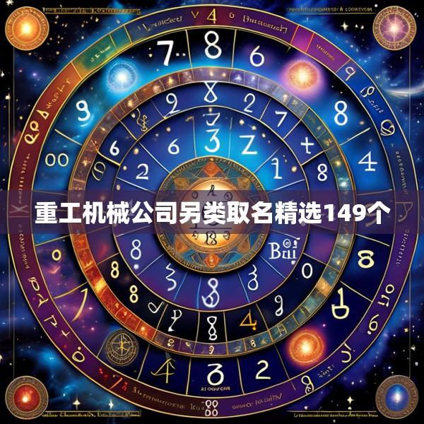重工机械公司另类取名精选149个