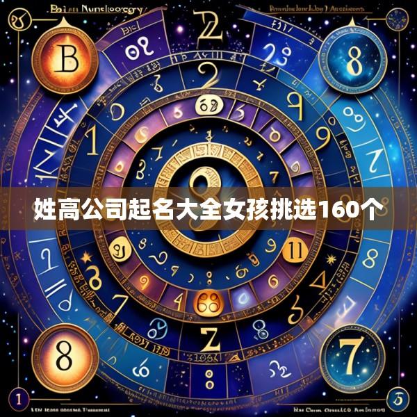 姓高公司起名大全女孩挑选160个