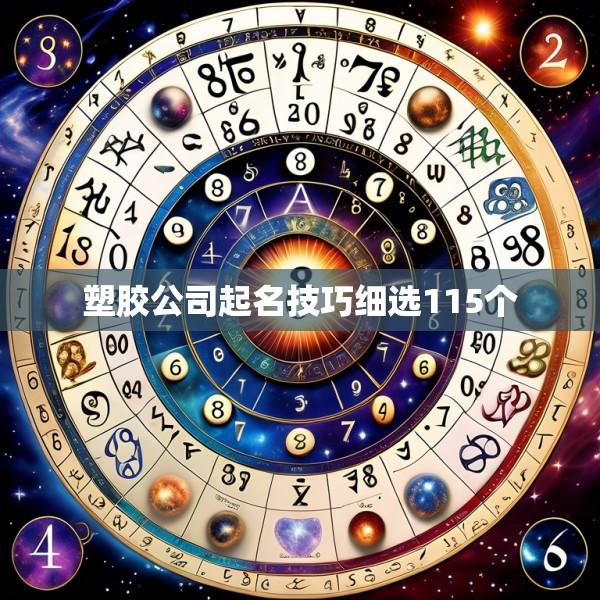 塑胶公司起名技巧细选115个