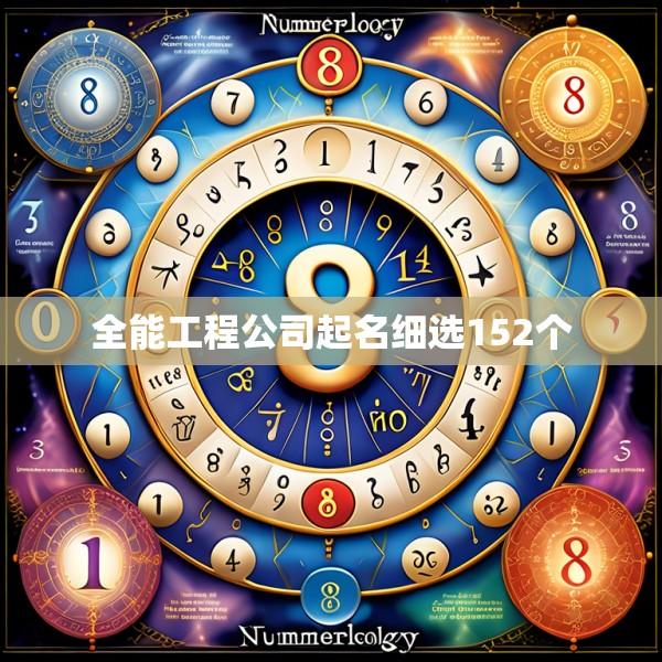 全能工程公司起名细选152个