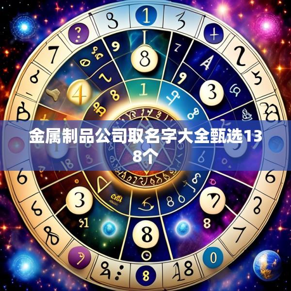金属制品公司取名字大全甄选138个