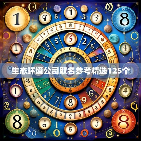 生态环境公司取名参考精选125个