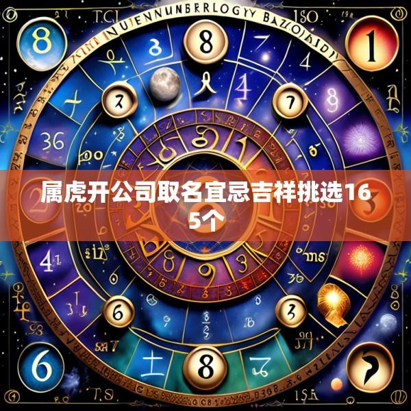 属虎开公司取名宜忌吉祥挑选165个